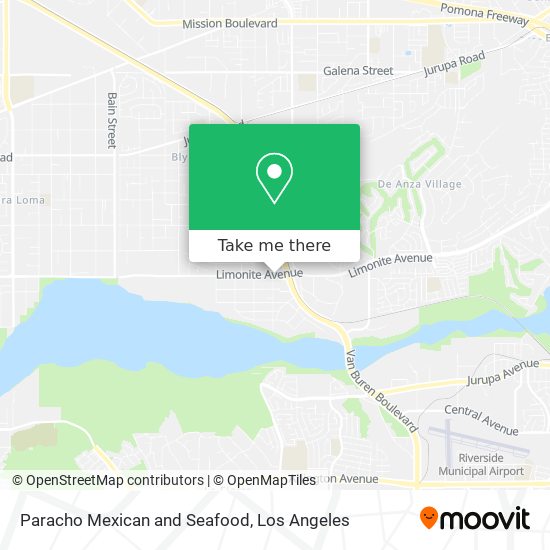 Mapa de Paracho Mexican and Seafood