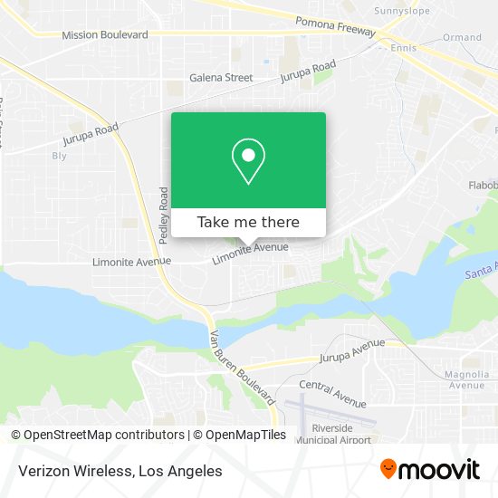 Mapa de Verizon Wireless