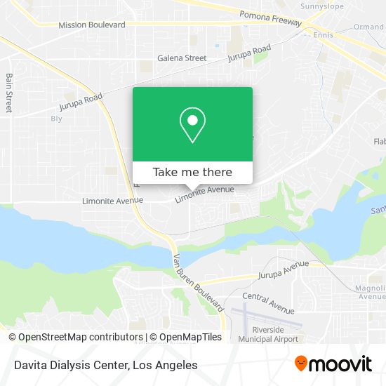 Davita Dialysis Center map