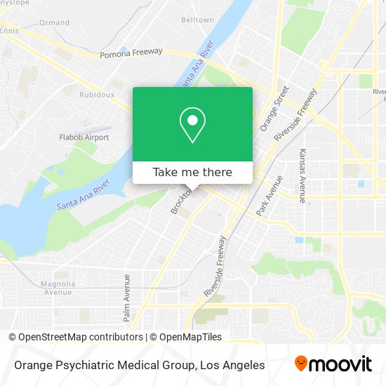 Orange Psychiatric Medical Group map