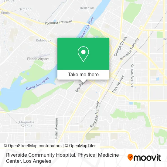 Riverside Community Hospital, Physical Medicine Center map