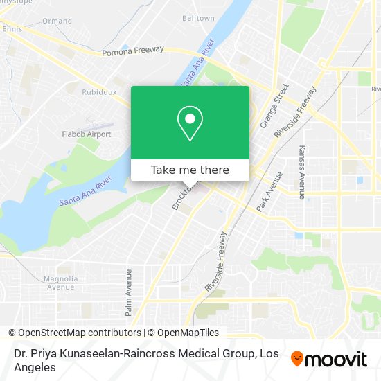 Dr. Priya Kunaseelan-Raincross Medical Group map