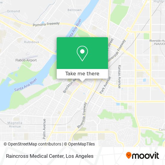 Mapa de Raincross Medical Center