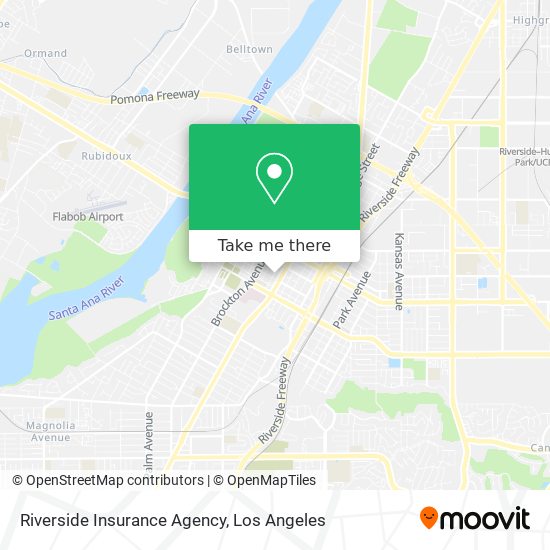 Mapa de Riverside Insurance Agency