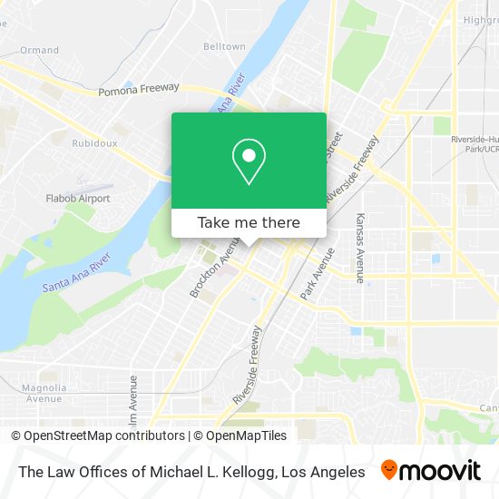 Mapa de The Law Offices of Michael L. Kellogg