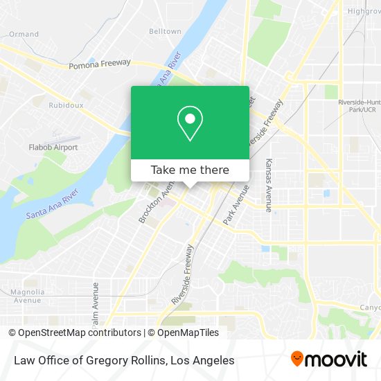 Law Office of Gregory Rollins map