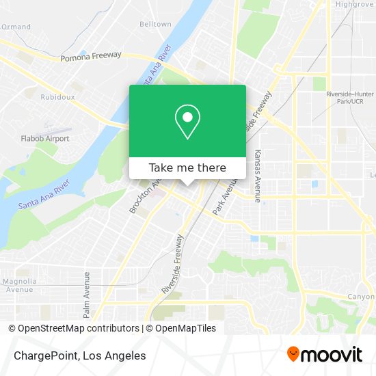 Mapa de ChargePoint