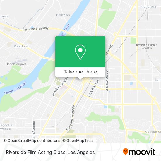 Riverside Film Acting Class map