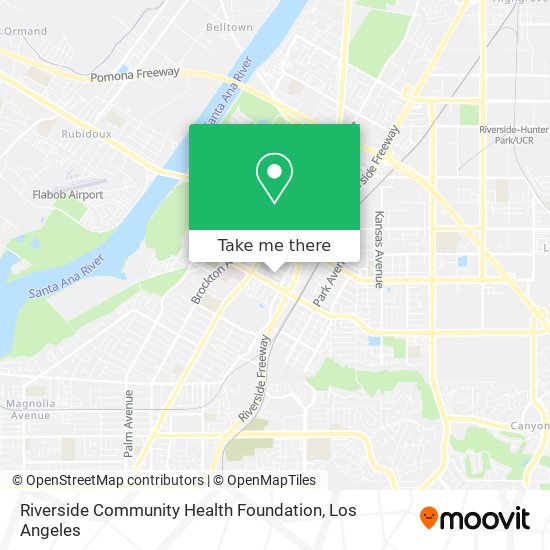 Mapa de Riverside Community Health Foundation