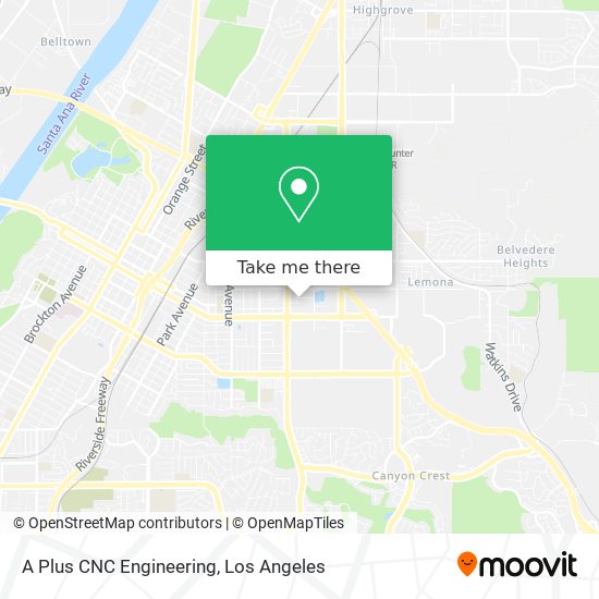 A Plus CNC Engineering map