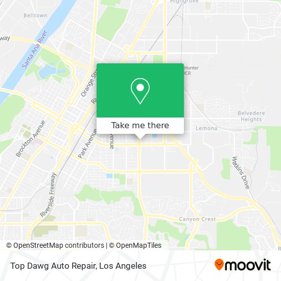 Mapa de Top Dawg Auto Repair