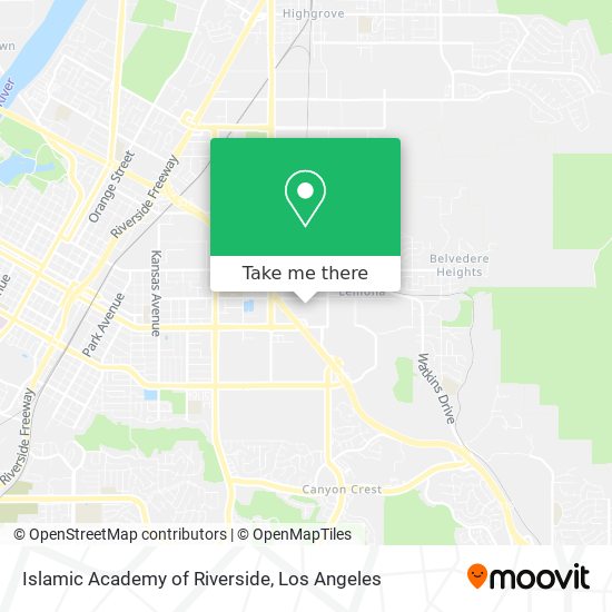 Mapa de Islamic Academy of Riverside