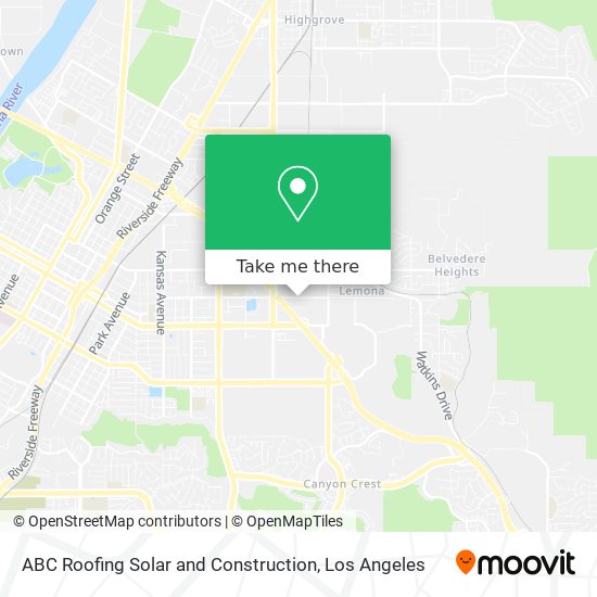 Mapa de ABC Roofing Solar and Construction