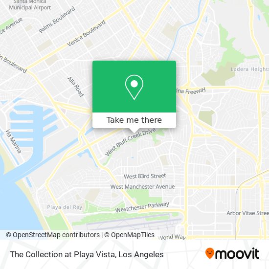 The Collection at Playa Vista map