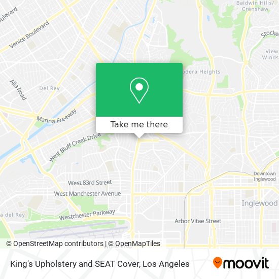 Mapa de King's Upholstery and SEAT Cover