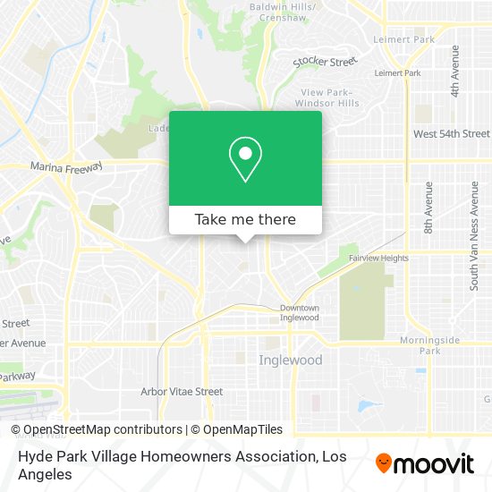 Hyde Park Village Homeowners Association map