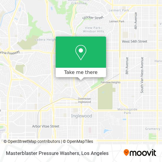 Masterblaster Pressure Washers map