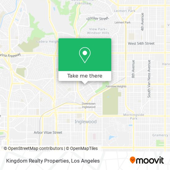 Kingdom Realty Properties map