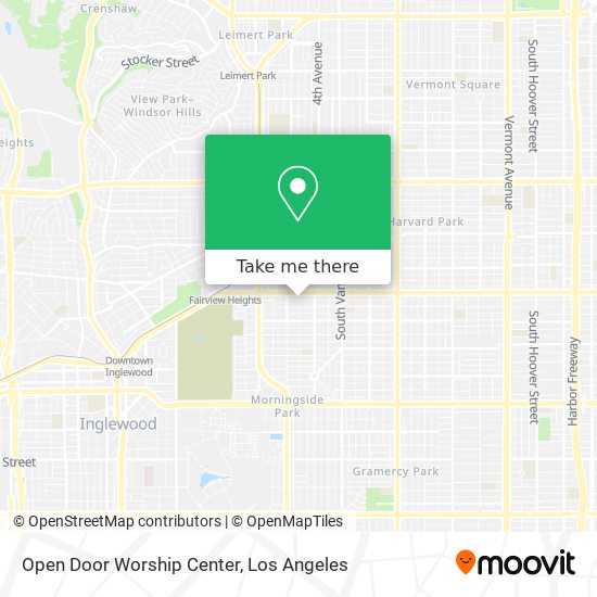 Open Door Worship Center map