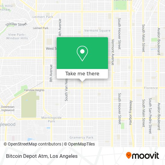 Mapa de Bitcoin Depot Atm