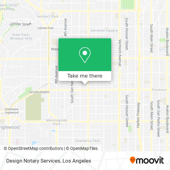Design Notary Services map