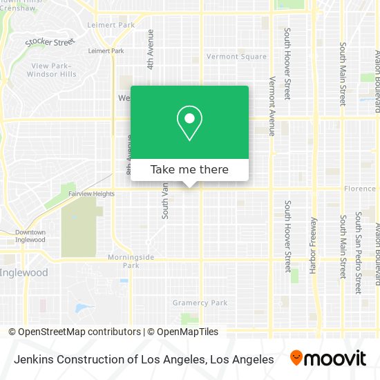 Mapa de Jenkins Construction of Los Angeles