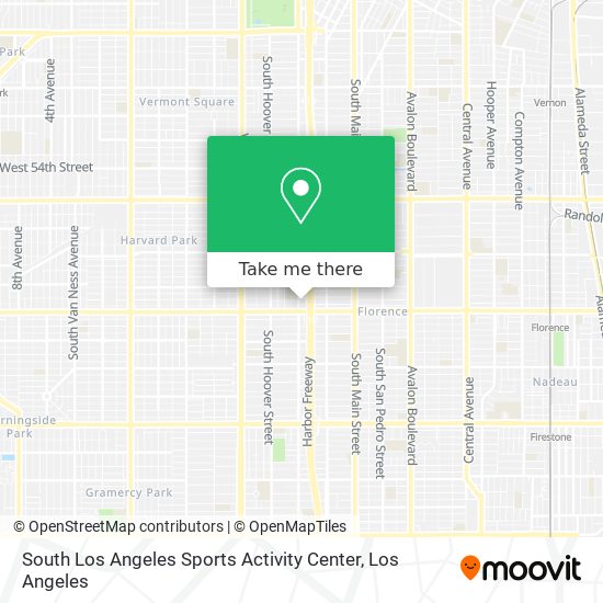 Mapa de South Los Angeles Sports Activity Center