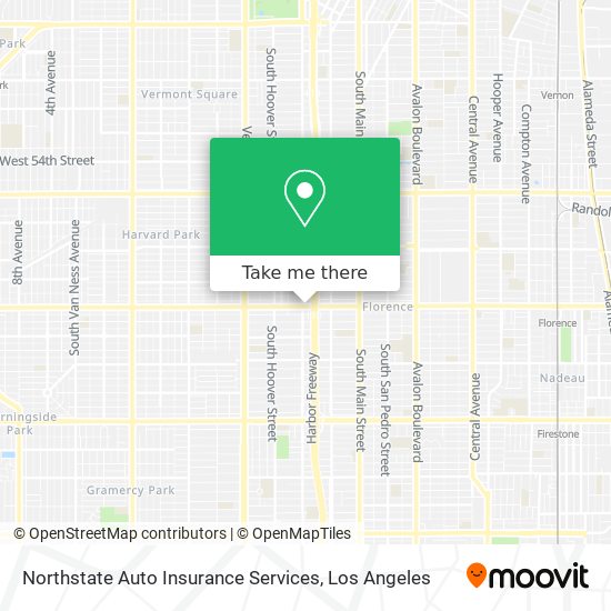 Northstate Auto Insurance Services map
