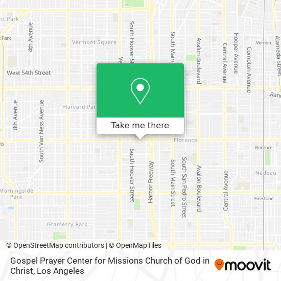 Mapa de Gospel Prayer Center for Missions Church of God in Christ