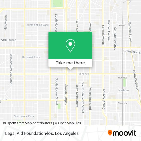 Mapa de Legal Aid Foundation-los