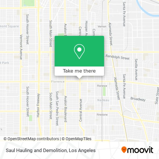 Saul Hauling and Demolition map