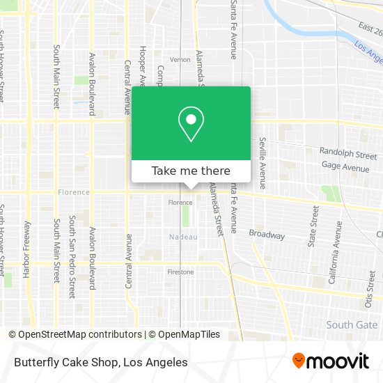 Mapa de Butterfly Cake Shop