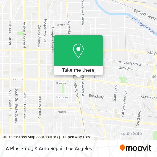 A Plus Smog & Auto Repair map