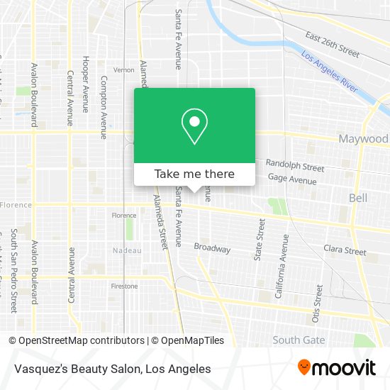 Vasquez's Beauty Salon map