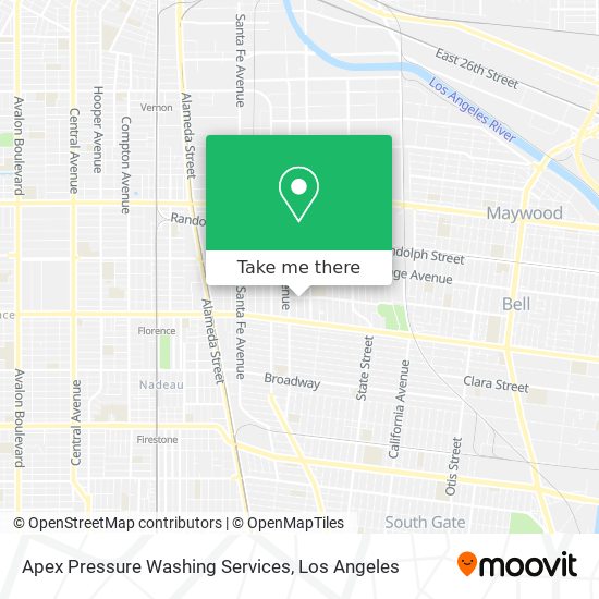 Mapa de Apex Pressure Washing Services