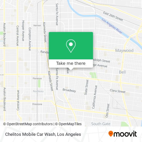 Chelitos Mobile Car Wash map