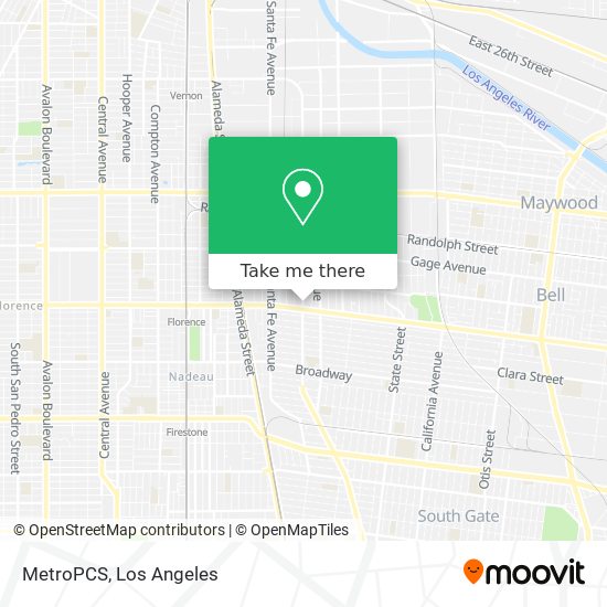 MetroPCS map