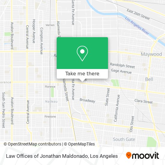 Mapa de Law Offices of Jonathan Maldonado