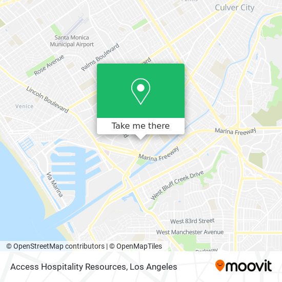 Access Hospitality Resources map