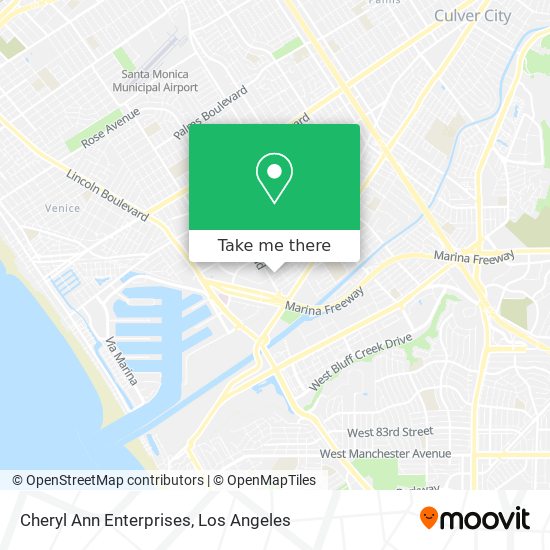 Cheryl Ann Enterprises map