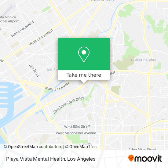 Mapa de Playa Vista Mental Health