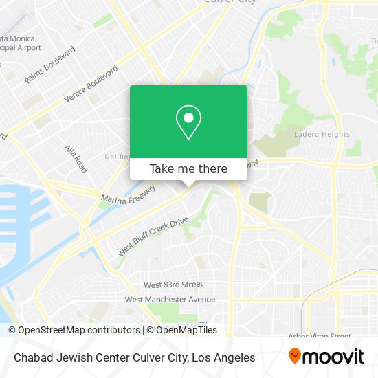 Chabad Jewish Center Culver City map