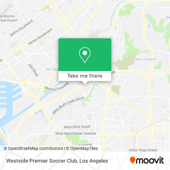 Westside Premier Soccer Club map