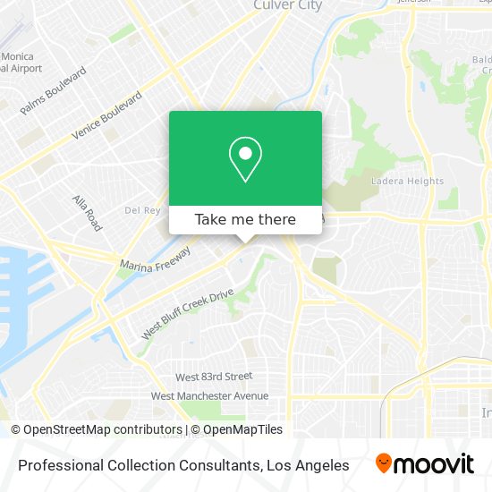 Professional Collection Consultants map