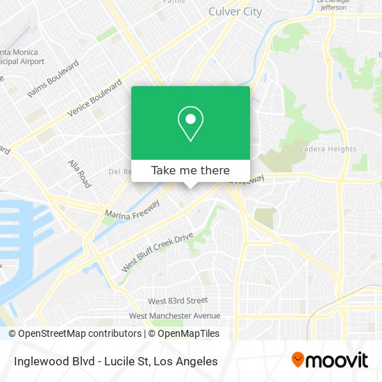 Mapa de Inglewood Blvd - Lucile St