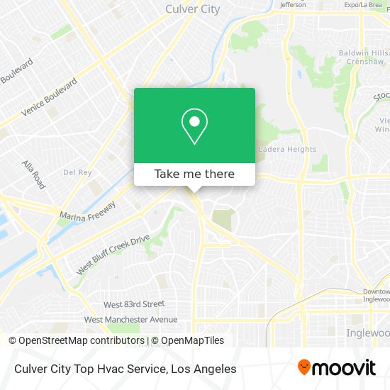 Culver City Top Hvac Service map