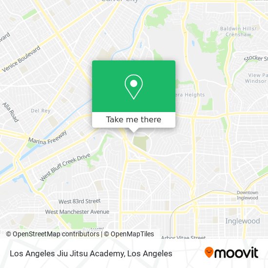 Mapa de Los Angeles Jiu Jitsu Academy