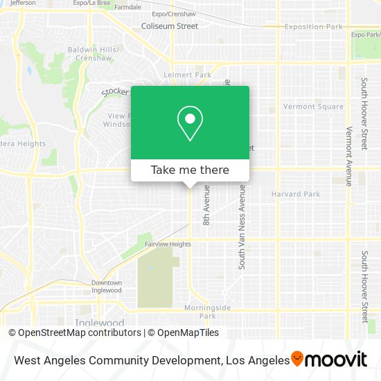 Mapa de West Angeles Community Development