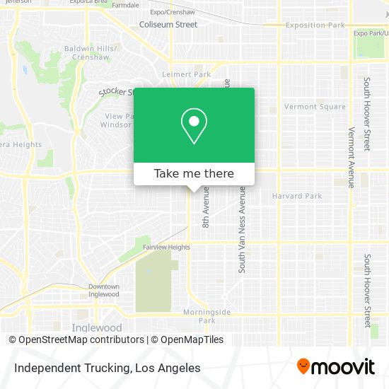 Independent Trucking map