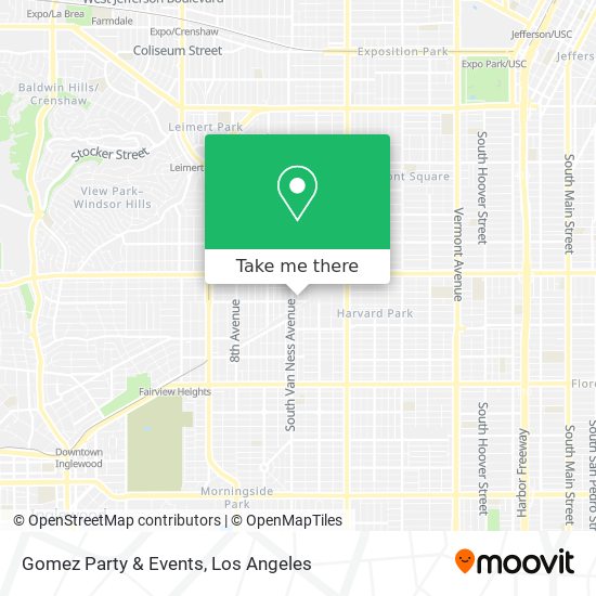 Mapa de Gomez Party & Events
